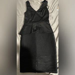 Black Preplum Dress